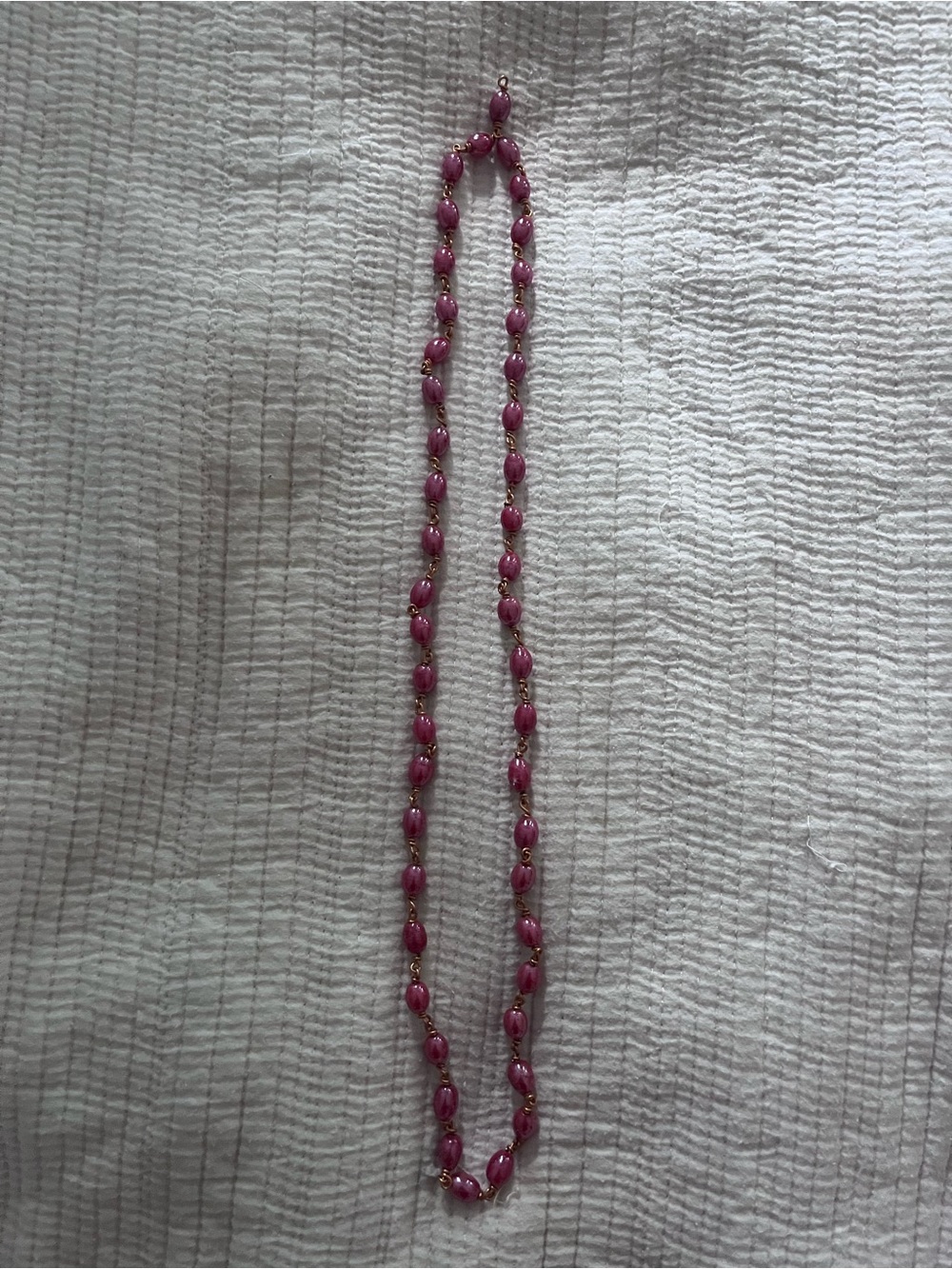 Pink Beaded Necklace - Women Jewelry